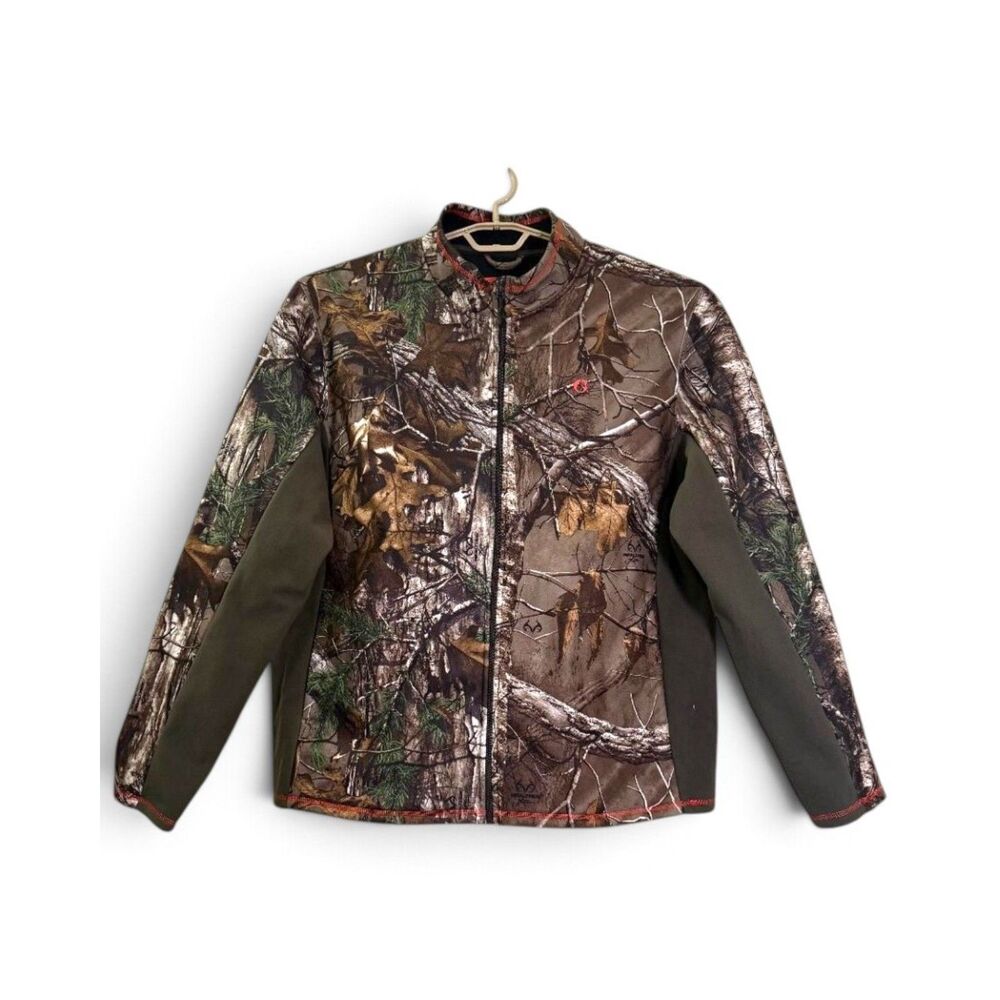 The American Outdoorsman Camo Realtree Zip Front Jacket, Size XXL